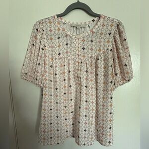Loft short Sleeve Patterned Top